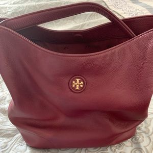 Burgundy Tory Burch